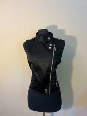 MKM Designs Satin black Vest